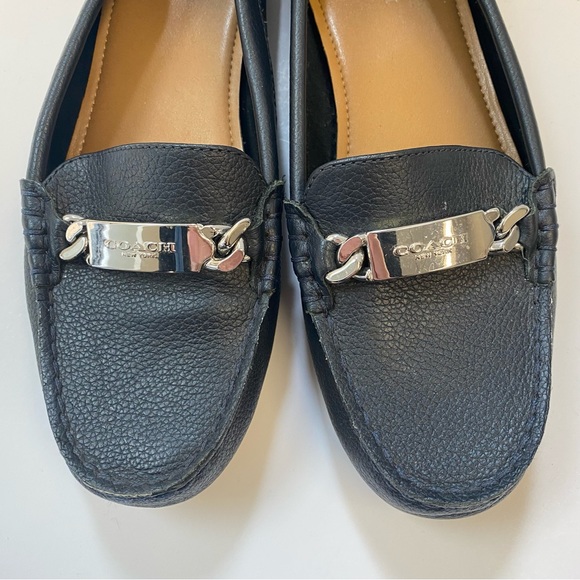 Coach Jewel Pebbled Leather Loafer Size 7.5B - Picture 7 of 7